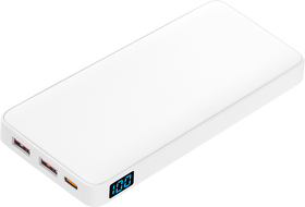 Внешний аккумулятор с подсветкой Ancor PD Plus 10000 mAh, белый (A37322.100)