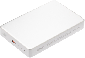 Внешний аккумулятор Atlantis PD Plus 10000mAh с функцией беспроводной зарядки 15W, серебряный (A32121.111)
