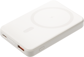 Внешний аккумулятор Largo PD 5000mAh с функцией беспроводной зарядки 15W, белый (A32123.100)