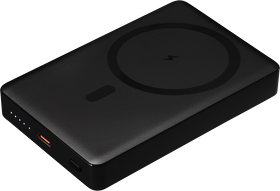 Внешний аккумулятор Atlantis PD Plus 10000mAh с функцией беспроводной зарядки 15W, черный (A32121.010)