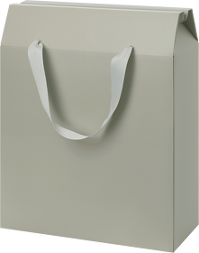Подарочная коробка-пакет универсальная большая, серая (A695724.080)