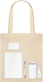 Подарочный набор Welcome Pack, белый (термокружка, ежедневник, ручка, ЗУ, шоппер) (A2500008.100)
