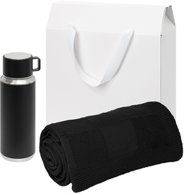 Подарочный набор Oslo, черный (плед, термос) (A2500025.010)