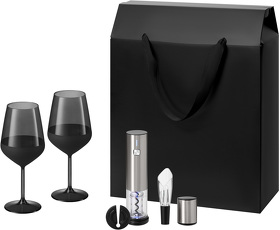 Подарочный набор Black Edition, Vintaro (2 бокала + набор для вина) (A270431.010)
