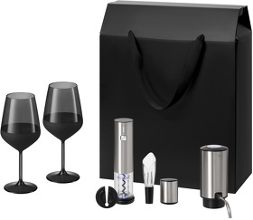 Подарочный набор Black Edition, Vintaro, Dante (2 бокала + набор для вина + аэратор) (A270433.010)