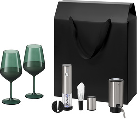Подарочный набор Emerald, Vintaro, Dante (2 бокала + набор для вина + аэратор) (A270433.040)