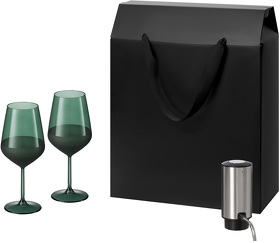 Подарочный набор Emerald, Dante (2 бокала + аэратор для вина) (A270434.040)