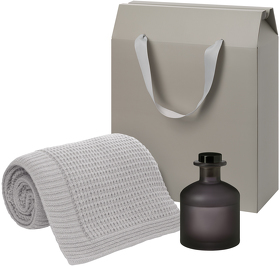 Подарочный набор Mizu, Malta Soft, серый (диффузор, плед) (A270455.080)