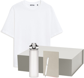 Набор с одеждой RUST NEO (футболка, бутылка, ежедневник, ручка), белый, XS/S (A2500089.100.01)