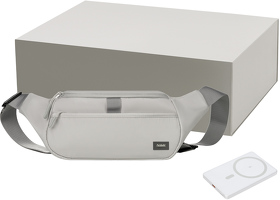 Подарочный набор Boston, Atlantis, серый (поясная сумка, аккумулятор) (A2500111.080)