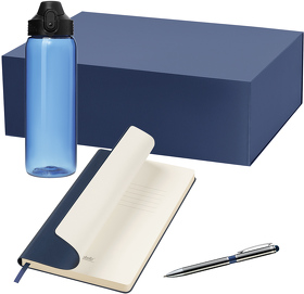 Подарочный набор Nevada, Star, синий (бутылка, ежедневник, ручка) (A2500102.030)