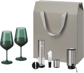 Подарочный набор Emerald, Vintaro, Dante (2 бокала + набор для вина + аэратор) (A270433.040.1)