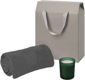 Подарочный набор Enigma. Cella, зеленый (свеча, плед) (A270440.040.1)