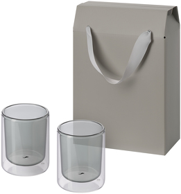 Подарочный набор 2 cтеклянных стакана Marlo в коробке-пакете (A270477.080)