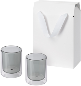 Подарочный набор 2 cтеклянных стакана Marlo в коробке-пакете (A270477.100)