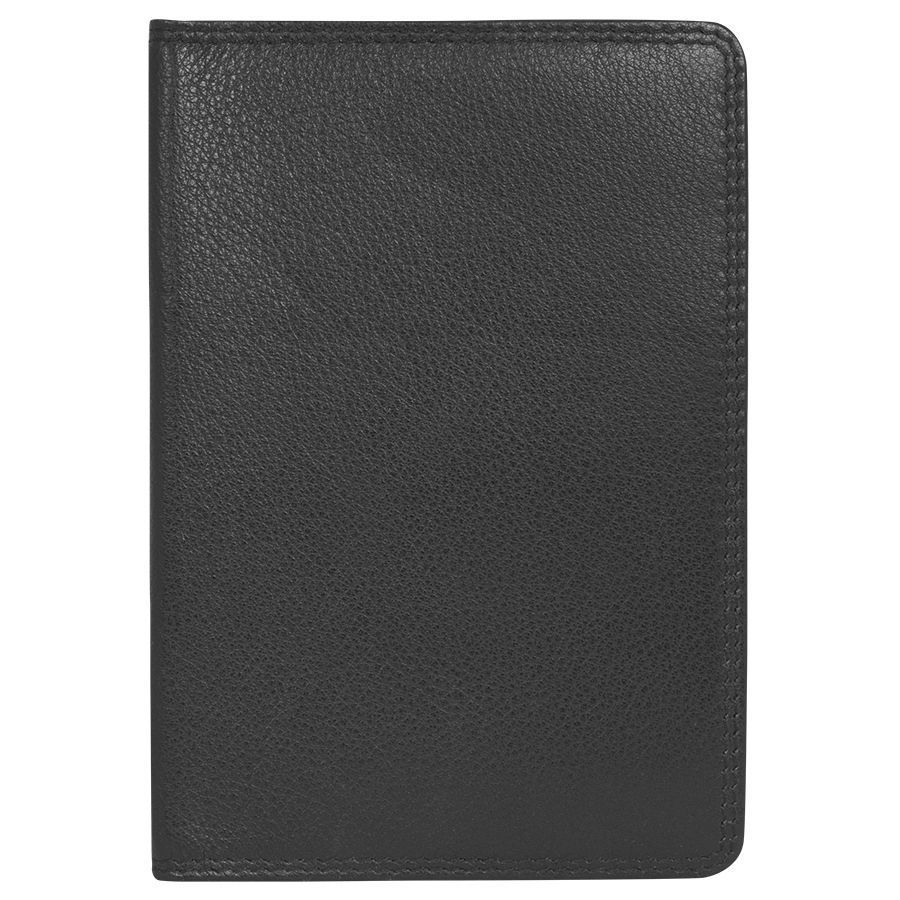 Бумажник водителя "Модена",  черный, 10*14 см,  кожа, подарочная упаковка