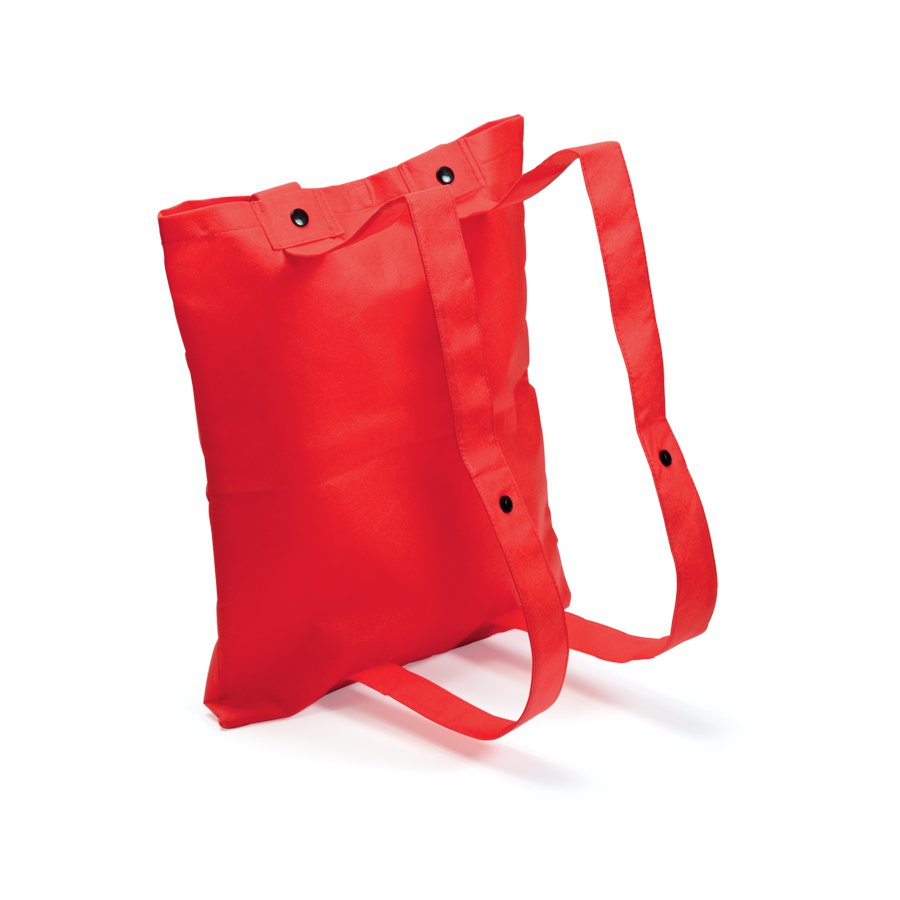 Сумка-рюкзак "Slider"; красный; 36,7*40,8 см; материал нетканый 80г/м2