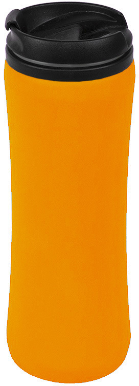 Артикул: H33100/06 — Термокружка FLOCK;  450 мл; оранжевый; пластик/металл