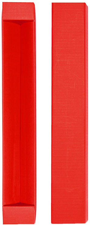 Артикул: H40370/08 — Футляр для одной ручки JELLY, красный, картон