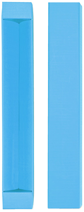 Артикул: H40370/22 — Футляр для одной ручки JELLY, голубой, картон