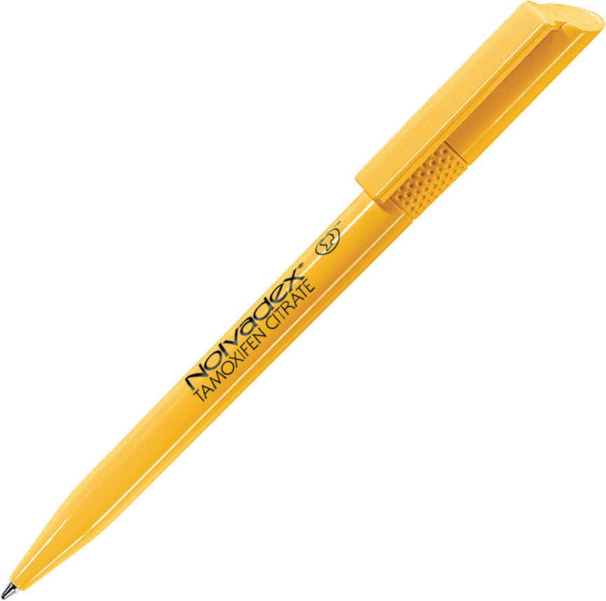 Артикул: H176/03 — TWISTY, ручка шариковая, ярко-желтый, пластик