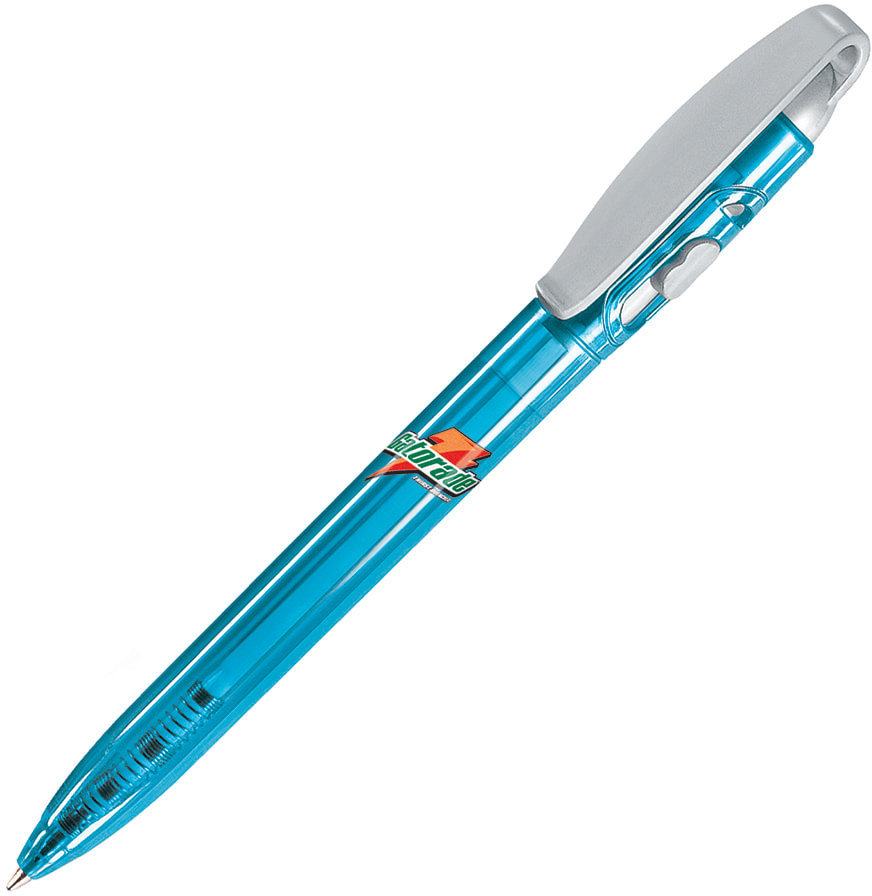 Артикул: H223/65 — X-3 LX, ручка шариковая, прозрачный голубой/серый, пластик