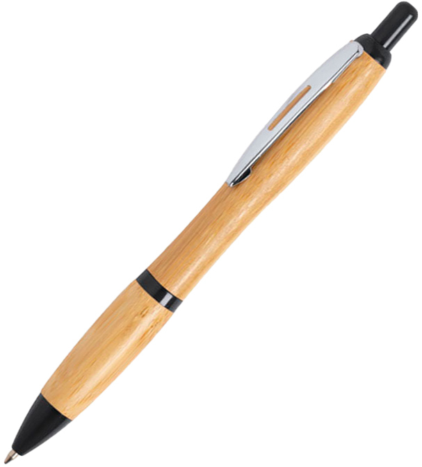 Артикул: H346369/35 — DAFEN, ручка шариковая, черный, бамбук, пластик, металл