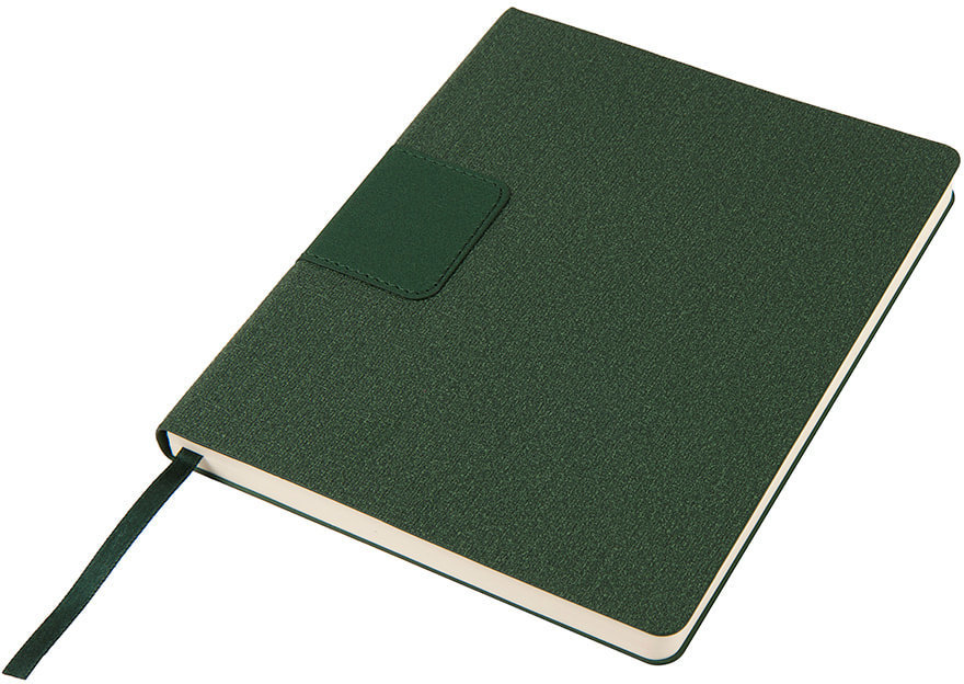 Артикул: H21217/17 — Бизнес-блокнот "Tweedi", 150х180 мм, темно-зеленый, кремовая бумага, гибкая обложка, в линейку