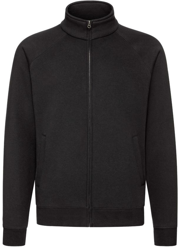 Артикул: H622280.36 — Толстовка "Sweat Jacket", черный, 70% х/б, 30% п/э, 280 г/м2