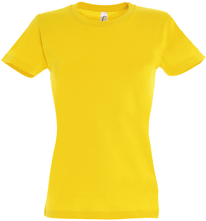 Артикул: H711502.301 — Футболка женская IMPERIAL WOMEN, желтый, 100% х/б, 190 г/м2