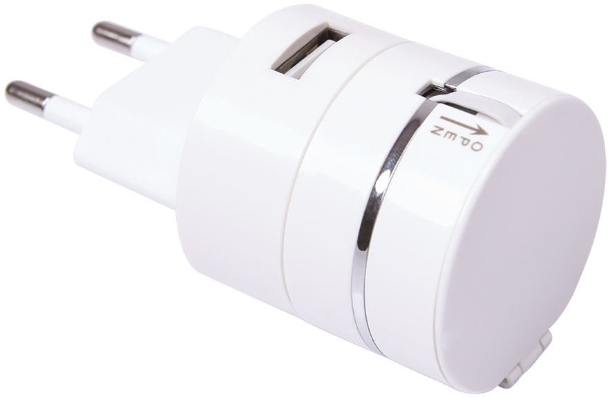 Артикул: H23002 — Сетевое зарядное устройство c USB выходом и универсальным кабелем 3-в-1