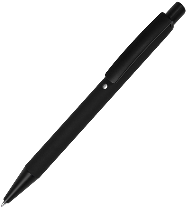 Артикул: H40501/35/47 — ENIGMA, ручка шариковая, черный/хром, металл, пластик, софт-покрытие