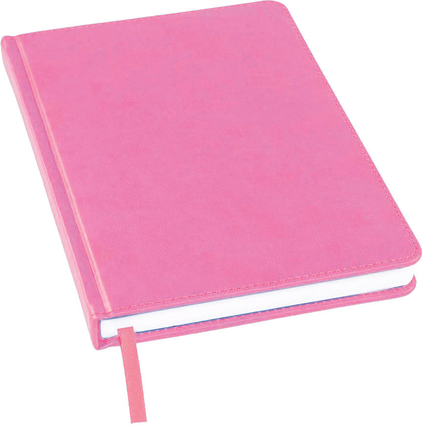 Артикул: H24601/10 — Ежедневник недатированный Bliss, А5,  розовый, белый блок, без обреза