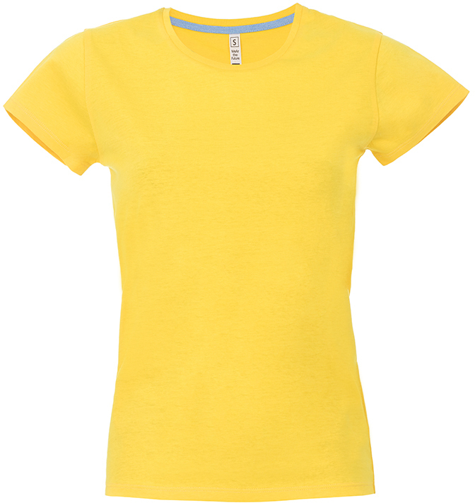Артикул: H399931.70 — Футболка женская "California Lady", желтый, 100% хлопок, 150 г/м2