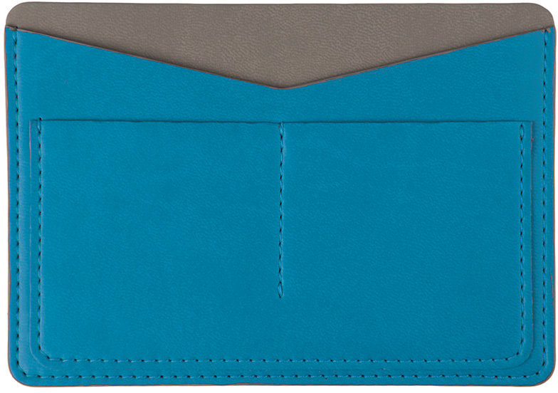 Артикул: H34012/22 — Холдер для паспорта и карт "Emotion", 10*14 см, PU, голубой с серым
