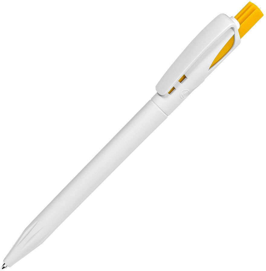 Артикул: H161/01/03 — TWIN, ручка шариковая, ярко-желтый/белый, пластик