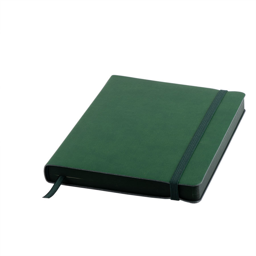 Артикул: H24719/15 — Ежедневник датированный Shady, А5,  зеленый, кремовый блок, темно-зеленый обрез