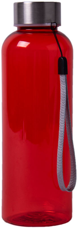 Артикул: H40315/08 — Бутылка для воды WATER, 550 мл; красный, пластик rPET, нержавеющая сталь
