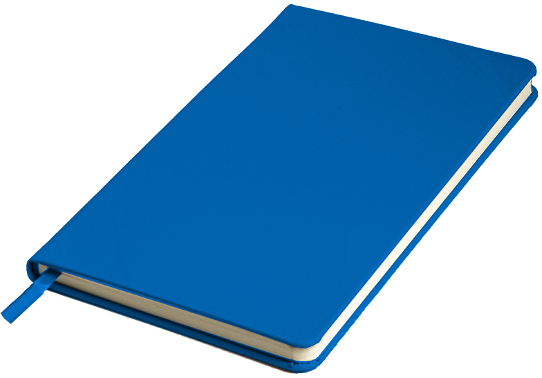 Артикул: H24742/21 — Ежедневник недатированный SIMPLY FIRM, А5,  голубой, кремовый блок, в линейку