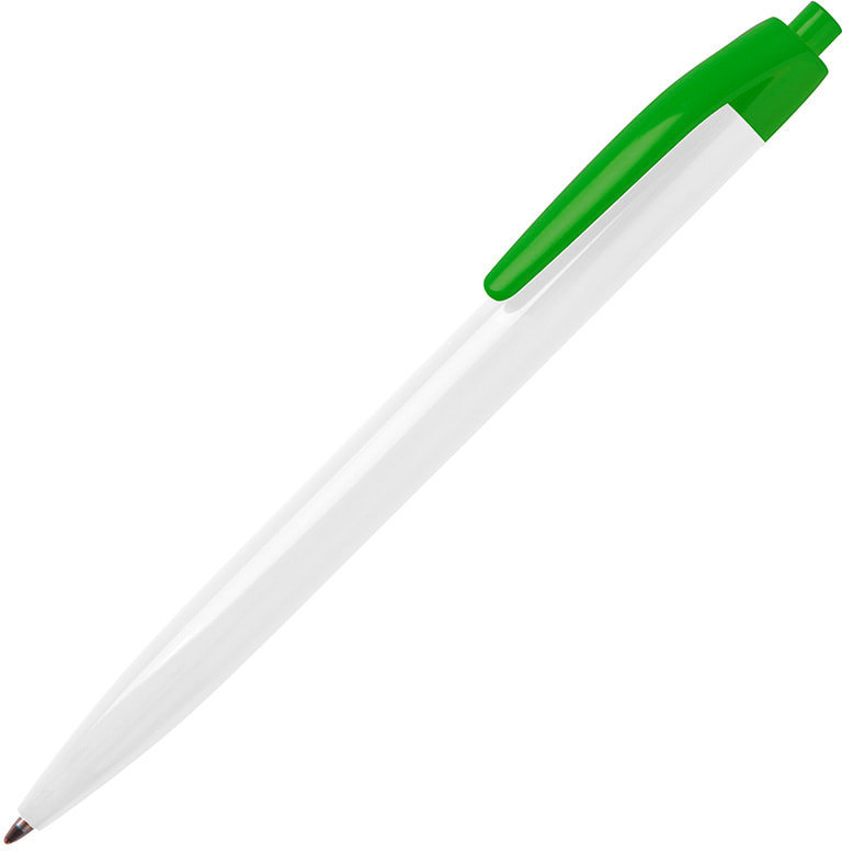 Артикул: H22803/01/15 — N8, ручка шариковая, белый/зеленый, пластик