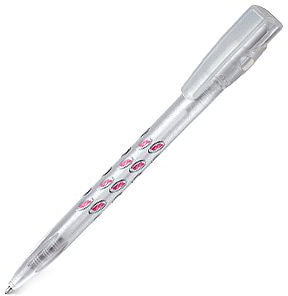 Артикул: H393F/90 — KIKI FROST, ручка шариковая, фростированный белый, пластик