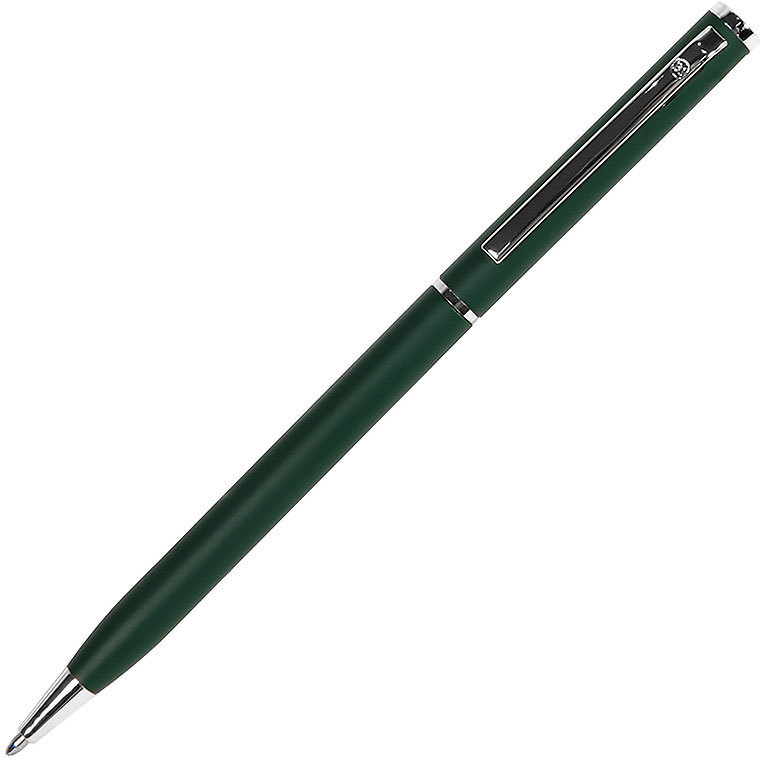 Артикул: H1100/15 — SLIM, ручка шариковая, зеленый/хром, металл