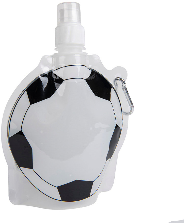 Артикул: H345296 — Емкость для воды мягкая "Мяч", пластиковая, с карабином, емкость 550 мл.