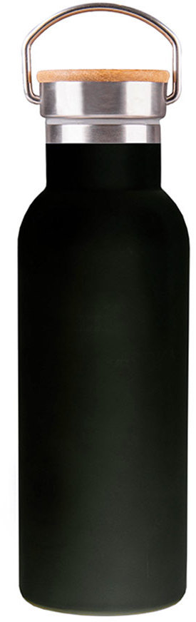 Артикул: H7251/35 — Бутылка для воды DISTILLER, 500мл. черный, нержавеющая сталь, бамбук
