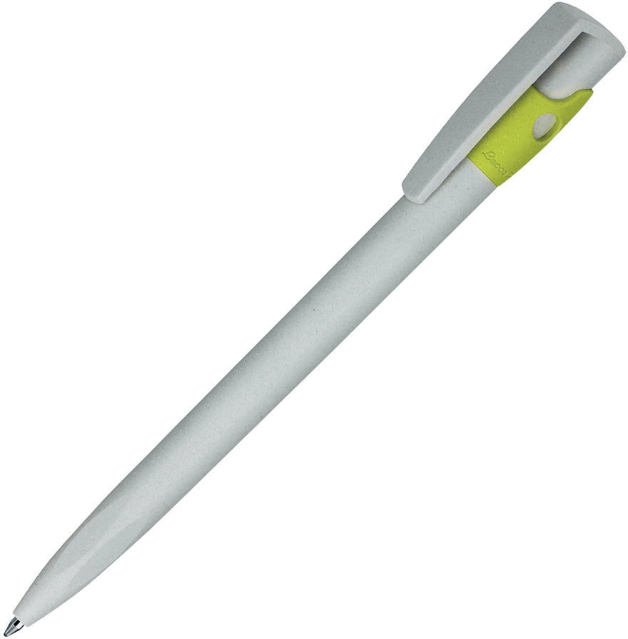 Артикул: H392EW/19 — KIKI ECOLINE, ручка шариковая, серый/светло-зеленый, экопластик
