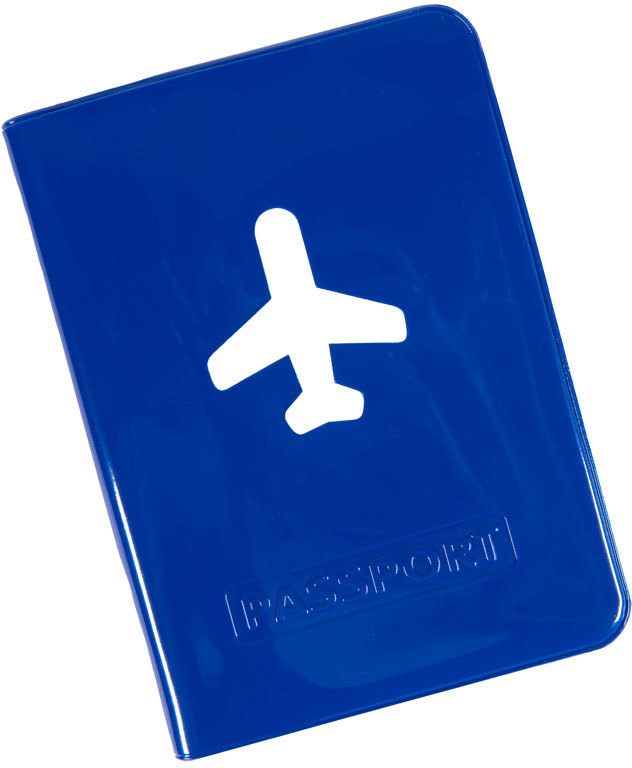 Артикул: H343927/24 — Обложка для паспорта "Flight" 10 x 13,8 см, ПВХ, синий