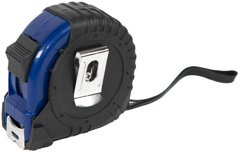 Артикул: H344643/24 — Рулетка GRADE с металлическим клипом 5 м., синяя, пластик