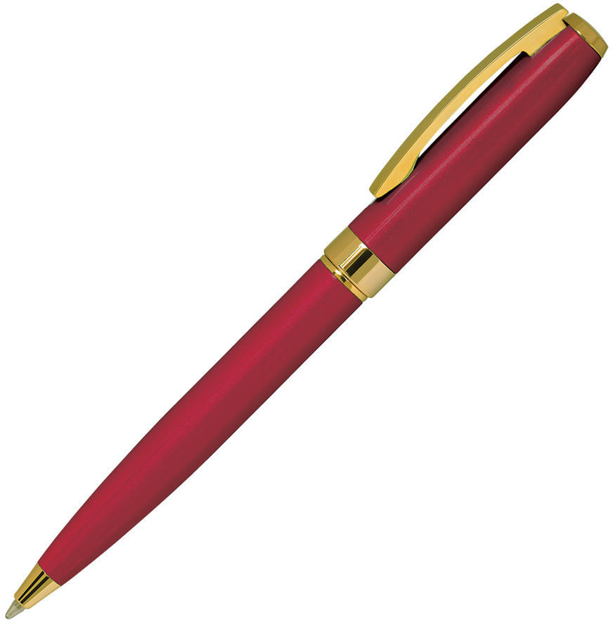 Артикул: H38006/08 — ROYALTY, ручка шариковая, красный/золотой, металл, лаковое покрытие