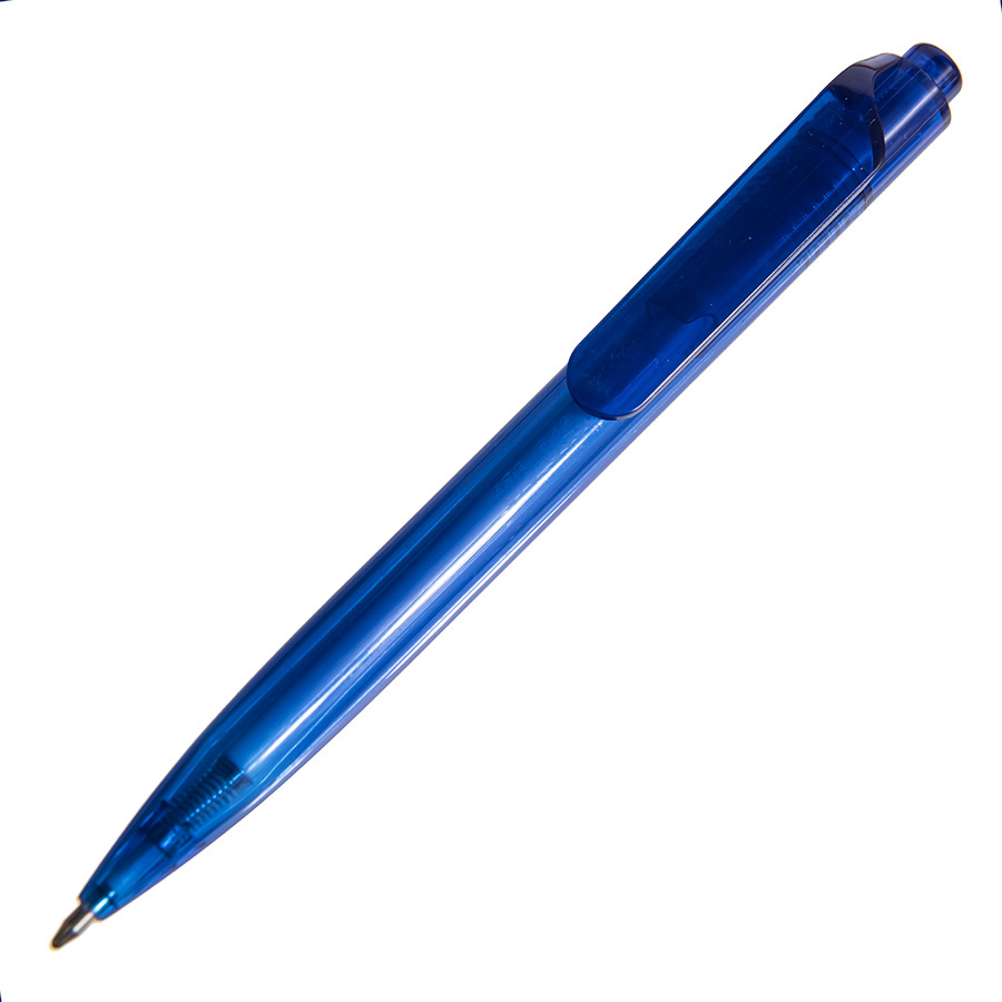 Артикул: H38016/24 — Ручка шариковая N16, синий, RPET пластик, цвет чернил синий