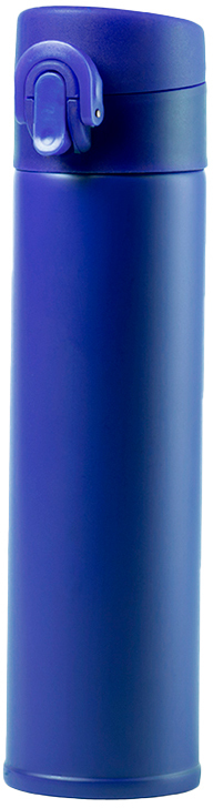 Артикул: H346281/24 — Термос вакуумный POLTAX, 330мл, синий, нержавеющая сталь